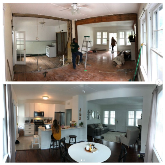Western Ave — before and after renovation, 2019